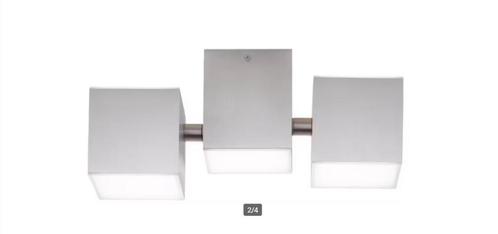 AEG Gillan LED plafondlamp 5vlammig alu | 5x3W LED draaibaar, Huis en Inrichting, Lampen | Plafondlampen, Nieuw, Metaal, Ophalen of Verzenden