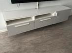 IKEA tv meubel met glasplaat Z.G.A.N., Ophalen, 150 tot 200 cm, Zo goed als nieuw, Minder dan 100 cm