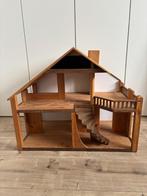 Houten poppenhuis, Verzamelen, Poppenhuizen en Toebehoren, Ophalen, Gebruikt, Poppenhuis
