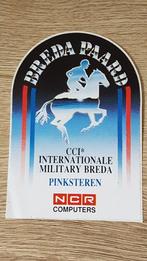 oude Sticker CCI INTERNATIONALE MILITARY BREDA, Verzamelen, Stickers, Sport, Ophalen of Verzenden, Zo goed als nieuw