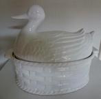 Vintage Keramiek Pateschaal in de vorm van een eend., Antiek en Kunst, Antiek | Keramiek en Aardewerk, Verzenden