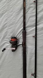 Oldskool Shakespeare glashengel met bbh molen, Watersport en Boten, Ophalen of Verzenden, Gebruikt, Complete hengel