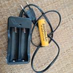 Batterijlader TR18650 en batterij, Ophalen of Verzenden, Zo goed als nieuw
