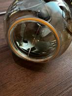 Design hanglamp 3x | Glazen LED bollen | Uniek | Zwart, 50 tot 75 cm, Ophalen of Verzenden, Zo goed als nieuw, Glas