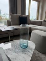 Blauwglazen Vaas - 36cm Houseware Blauw, Huis en Inrichting, Ophalen, Blauw, Minder dan 50 cm, Glas