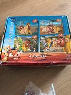 Disney Lion King Puzzels - 4 stuks, Ophalen of Verzenden, 10 tot 50 stukjes, Gebruikt, 2 tot 4 jaar