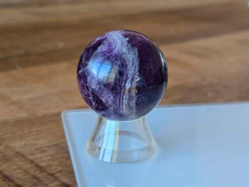 Paars fluoriet bolletje, Sieraden, Tassen en Uiterlijk, Edelstenen, Nieuw, Ophalen of Verzenden
