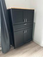 Ikea kast (METOD) zwart L38xB80xH120 cm, Huis en Inrichting, Kasten | Lockerkasten, Ophalen of Verzenden, Zo goed als nieuw