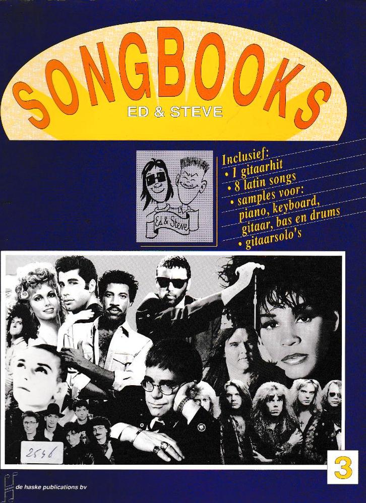 Songbooks 3 Ed & Steve   prima staat, Muziek en Instrumenten, Bladmuziek, Artiest of Componist, Populair, Drums of Percussie, Gitaar