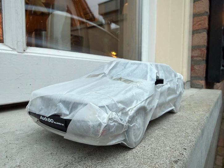 1:18 Audi 80 Quattro B2 zilver 1983 Otto Models OT940, Hobby en Vrije tijd, Modelauto's | 1:18, Nieuw, Auto, OttOMobile, Ophalen of Verzenden