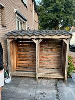 Hardhout Berging, Tuin en Terras, Bergingen en Tuinkasten, Ophalen, Gebruikt, Hout, Overige typen