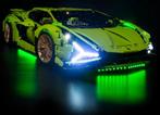 Lego 42115 - Lamborghini-Sian met  verlichting & geluid, Ophalen of Verzenden, Zo goed als nieuw, Complete set, Lego