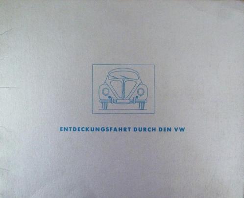Folder VOLKSWAGEN Entdeckungsfahrt durch den VW 05/ 1950, Boeken, Auto's | Folders en Tijdschriften, Zo goed als nieuw, Volkswagen