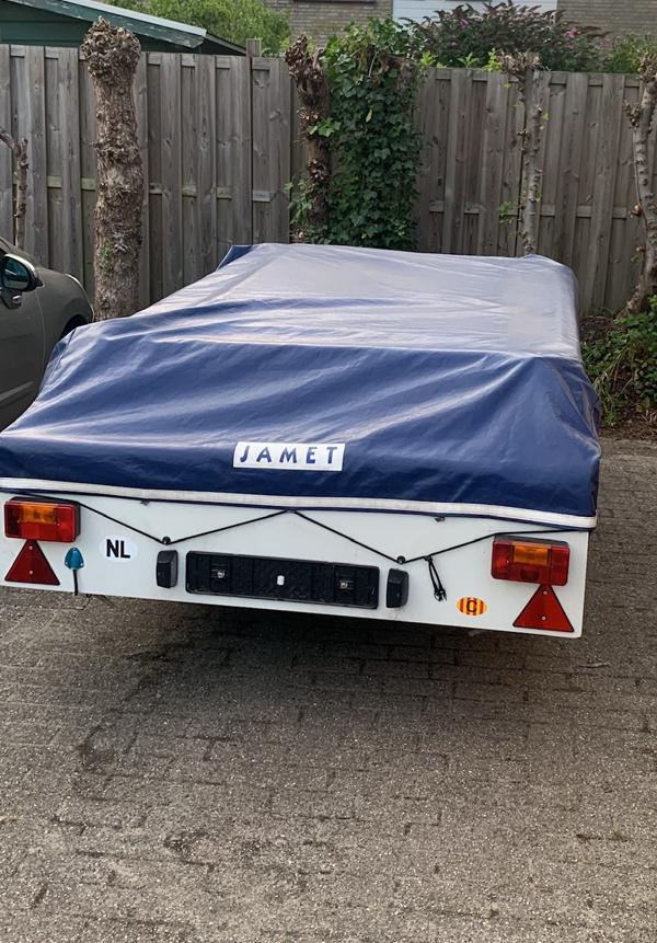 Jamet jametic, Caravans en Kamperen, Vouwwagens, Jamet, tot en met 4, Overige kleuren, Aanwezig, Ophalen of Verzenden