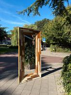 Spiegel met steigerhout lijst van Loods5, Huis en Inrichting, Woonaccessoires | Spiegels, Ophalen, 200 cm of meer, Zo goed als nieuw