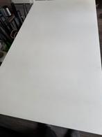 Witte eettafel 90x160, Ophalen, Zo goed als nieuw