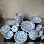 Jager Blau Saks, theepot, 3 eierdopjes, 3 soepkommen, Overige typen, Ophalen of Verzenden, Zo goed als nieuw, Overige stijlen