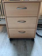 Bureaukastje, Ophalen, Minder dan 50 cm, Gebruikt, Eikenhout