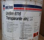 transparante striplak unichem unifilm 6116 spuitcabine lak, Ophalen, Nieuw, Wit
