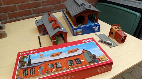Enkele en dubbele locloods en seinhuisje, Hobby en Vrije tijd, Modeltreinen | H0, Gebruikt, Brug, Tunnel of Gebouw, Gelijkstroom of Wisselstroom