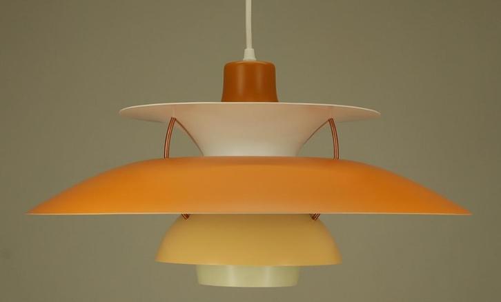 Vintage Louis Poulsen PH5 in nieuwstaat va. 390 euro, Huis en Inrichting, Lampen | Hanglampen, Zo goed als nieuw, Minder dan 50 cm