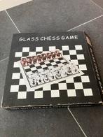 Glazen Schaakspel - Nieuw in doos, Hobby en Vrije tijd, Gezelschapsspellen | Bordspellen, Een of twee spelers, Ophalen of Verzenden