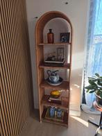 Rotan bamboe kast met planken, Ophalen, Minder dan 50 cm, Gebruikt, Vintage