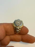 Rolex ring 18krt met diamant ca. 1Crt, Heer, Ophalen of Verzenden, Zo goed als nieuw, Met edelsteen