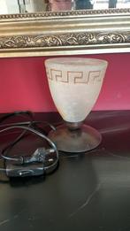 Tafellamp griekse rand 16 cm, Ophalen of Verzenden, Zo goed als nieuw, Minder dan 50 cm