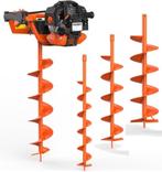 Grondboor Benzine te huur (2-takt), Tuin en Terras, Hand-tuingereedschap, Ophalen, Zo goed als nieuw, Grondboor
