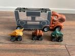 Dino truck met dino autootjes, Ophalen of Verzenden, Zo goed als nieuw