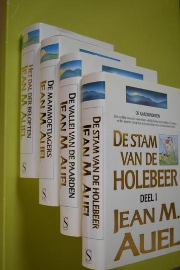 De Aardkinderen- deel 1 t/m 4- Jean M. Auel- beschikbaar voor biedingen