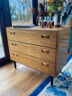 Vintage Mid-Century ladekast, Huis en Inrichting, Kasten | Ladekasten, Deens , Mid Century, Zo goed als nieuw, 3 of 4 laden, Minder dan 100 cm