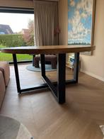 Ronde eettafel mangohout, Ophalen, 150 tot 200 cm, Rond, Zo goed als nieuw