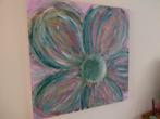 Abstract bloemenschilderij, Antiek en Kunst, Kunst | Schilderijen | Abstract, Ophalen