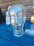 Glazen decoratie glazen hoofd 26/13 cm, Ophalen of Verzenden, Zo goed als nieuw
