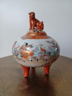 Antieke japanse kutani wierookbrander(koro)-meiji-periode, Ophalen of Verzenden