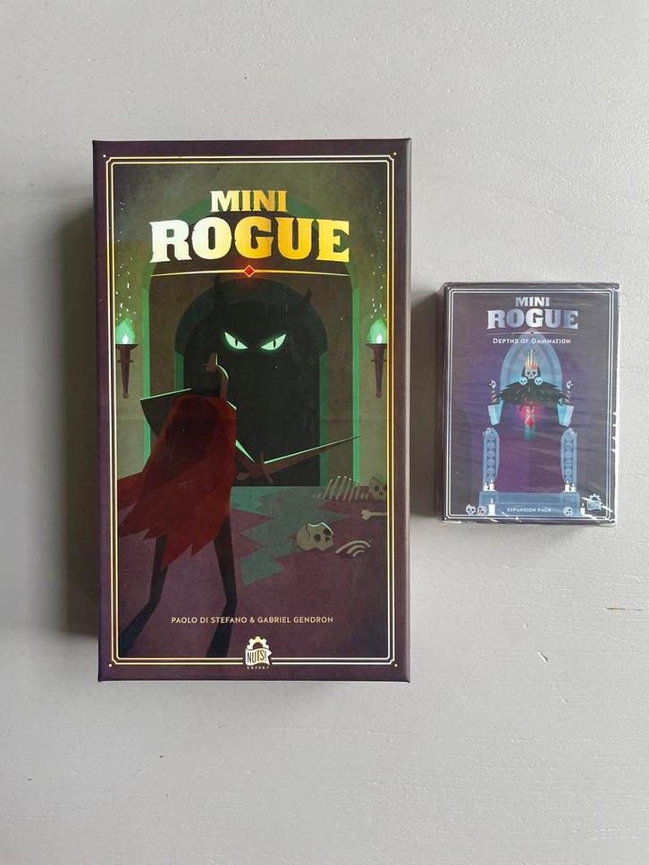 Mini Rogue + Depths of Damnation (beide ongespeeld), Hobby en Vrije tijd, Gezelschapsspellen | Bordspellen, Nieuw, Een of twee spelers