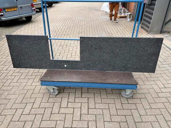 Granieten keukenblad met uitsparing voor butlersink, Huis en Inrichting, Keuken | Keukenelementen, Nieuw, Minder dan 100 cm, 200 cm of meer