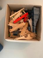 Doos vol houten treinbaan onderdelen, Kinderen en Baby's, Ophalen, Zo goed als nieuw