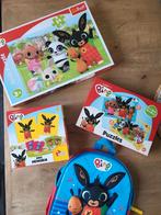 Bing puzzels,  memorie en rugtas, Ophalen of Verzenden, 10 tot 50 stukjes, Zo goed als nieuw