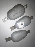 3 st Zink Druppel Anodes, 3 kg, 80x250, Nieuw, Ophalen, Nieuw, Overige typen