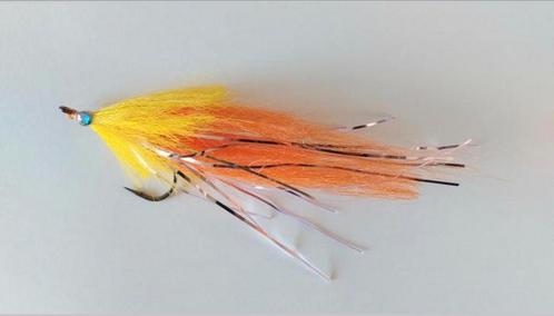 Te koop snoek / snoekbaars streamer #1 Goldfish, Watersport en Boten, Hengelsport | Roofvissen, Nieuw, Verzenden
