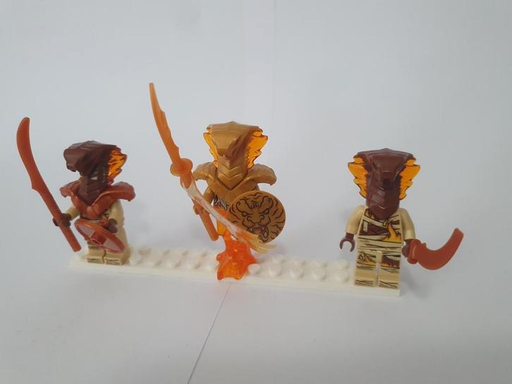 Lego Ninjago minifiguren: Aspheera en 2 slang krijgers, Kinderen en Baby's, Speelgoed | Duplo en Lego, Zo goed als nieuw, Lego