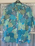 Olsen kleurrijke blouse maat 48/50, Ophalen of Verzenden, Gedragen, Maat 46/48 (XL) of groter, Groen