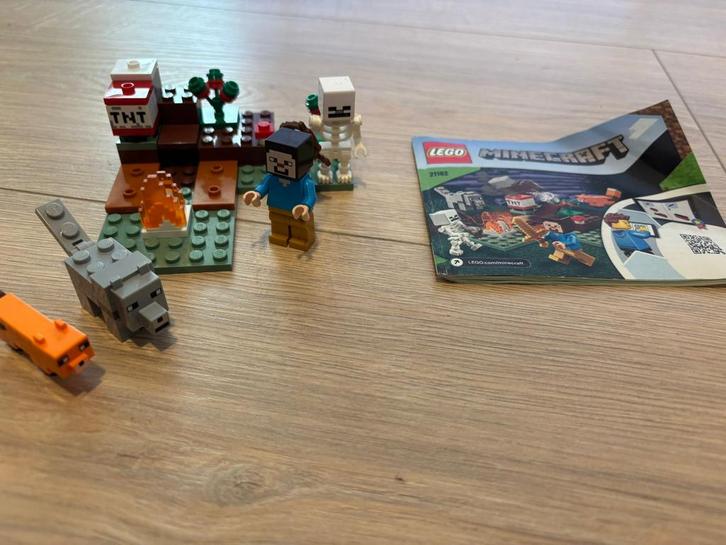 LEGO Minecraft 21162 - Het Taiga Avontuur, Kinderen en Baby's, Speelgoed | Duplo en Lego, Zo goed als nieuw, Lego, Complete set