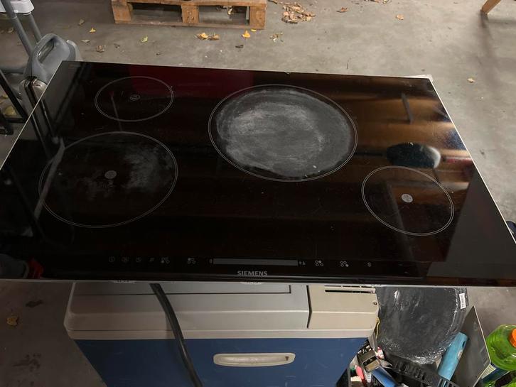 Grote siemens inductie kooplaat, Witgoed en Apparatuur, Kookplaten, Inbouw, Gas, 4 kookzones, Ophalen