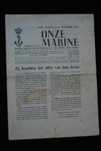 Onze Marine 1941, Ophalen of Verzenden, Marine, Nederland, Boek of Tijdschrift