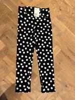 Nieuwe Zwarte tregging met witte stippen van H&M maat 128, Broek, Meisje, H&M, Nieuw