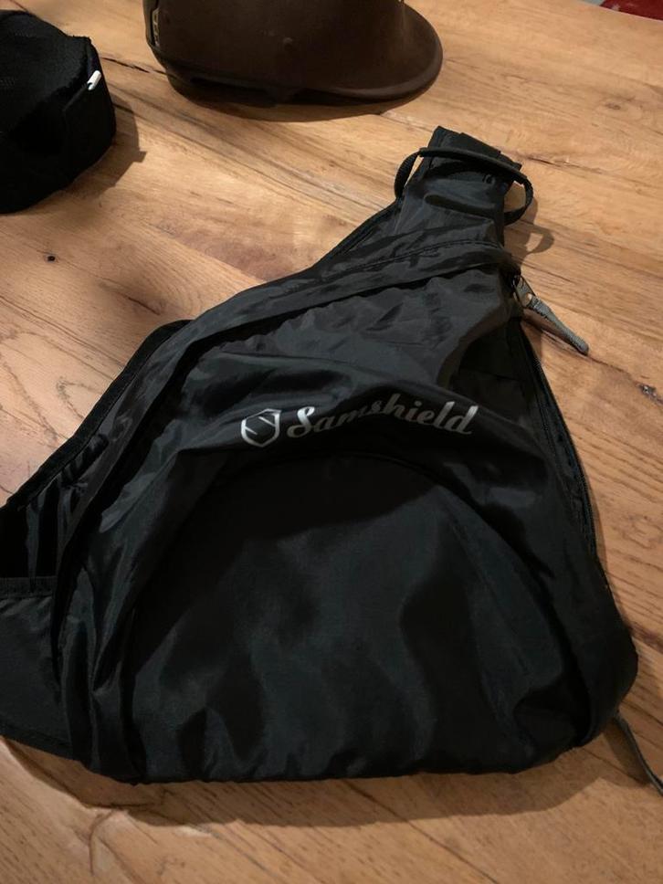 Samshield captas, Dieren en Toebehoren, Paardrijkleding, Gebruikt, Cap, Dressuur, Ophalen of Verzenden